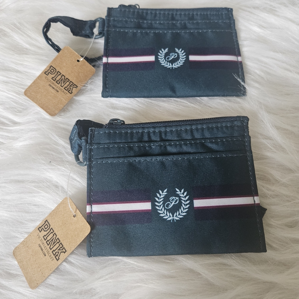 BUNDLE & SAVE - 2 - NWT VICTORIA'S SECRET PINK CARD HOLDER KEYCHAIN- Mix & Match